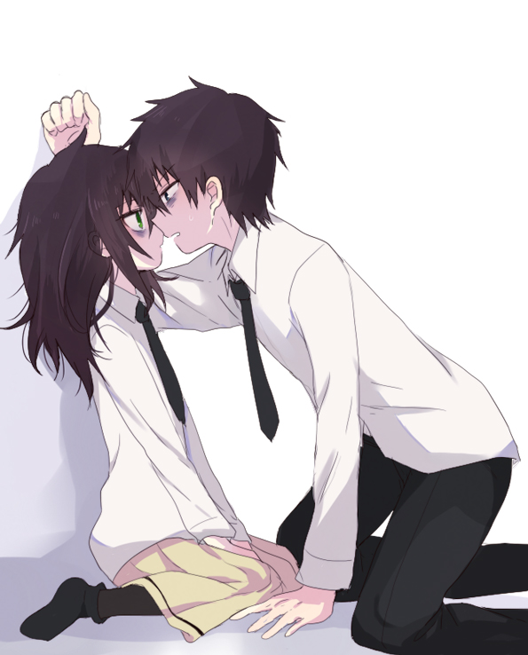 kuroki tomoko and kuroki tomoki (watashi ga motenai no wa dou kangaetemo omaera ga warui!) drawn by nuka_(nukamochi)