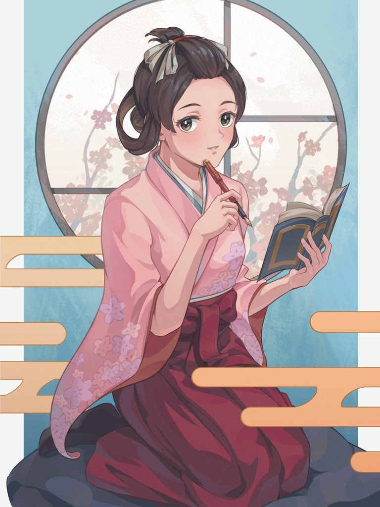 susato mikotoba (ace attorney and 1 more) drawn by yato1923
