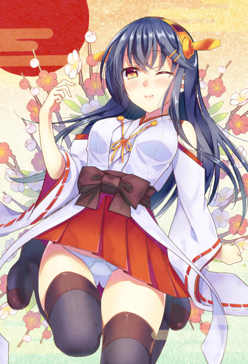 haruna (kantai collection) drawn by umeko_(koori_ume)