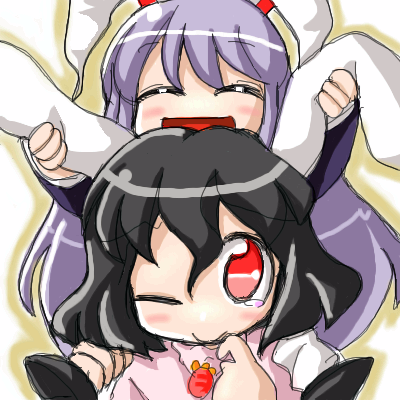 reisen udongein inaba and inaba tewi (touhou) drawn by nekoyuu