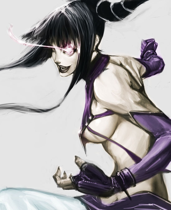 han juri (street fighter and 1 more) drawn by ikeda_masateru