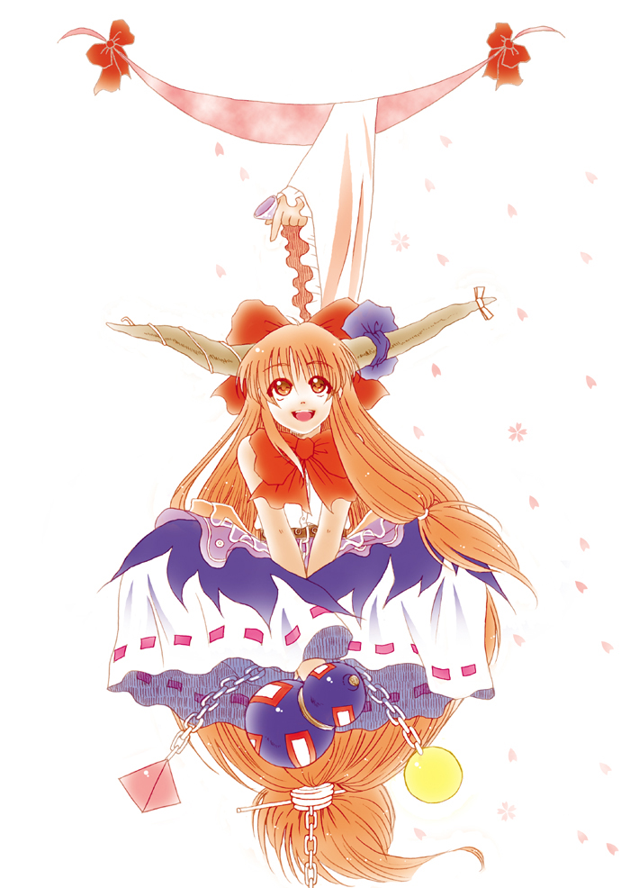 yakumo yukari and ibuki suika (touhou) drawn by fuu_(futian)
