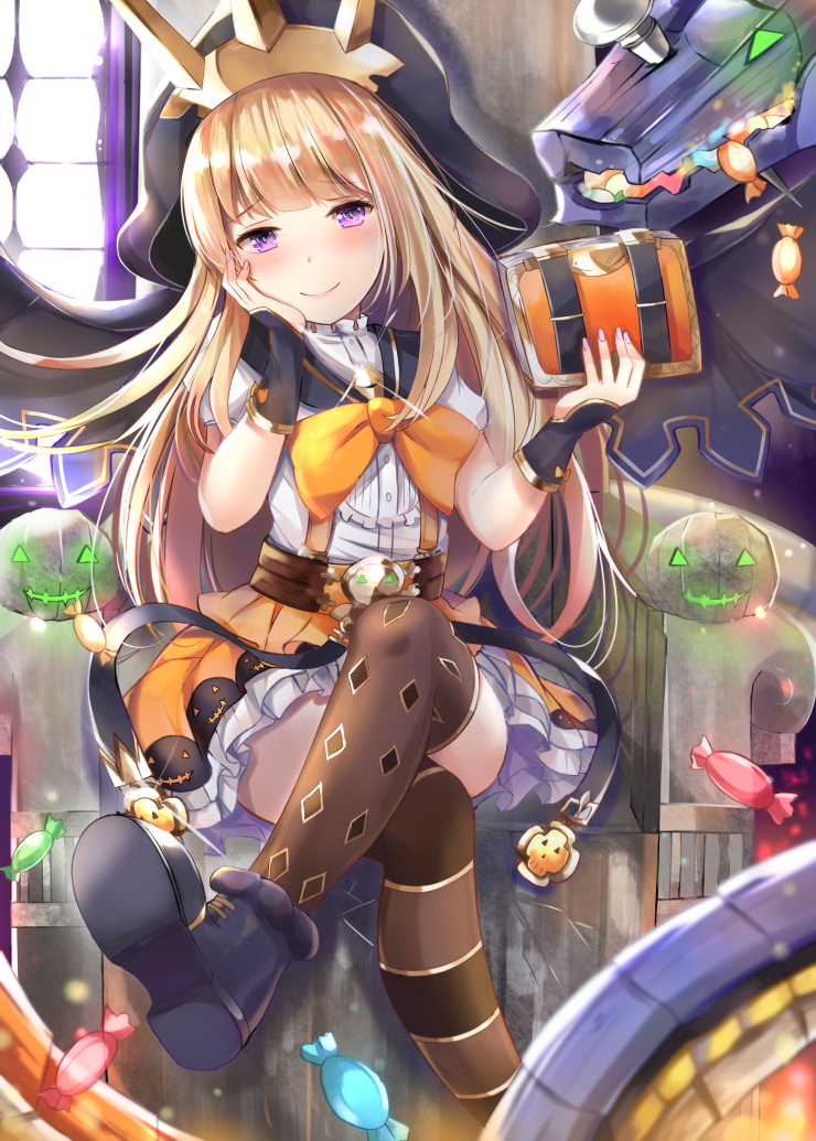 cagliostro and ouroboros (granblue fantasy) drawn by konka