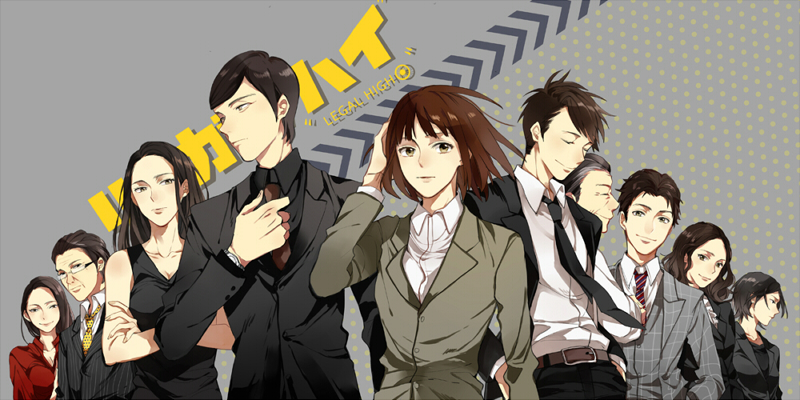 komikado kensuke, mayuzumi machiko, hattori, kaga ranmaru, sawachi kimie, and 1 more (legal high) drawn by kkkkt