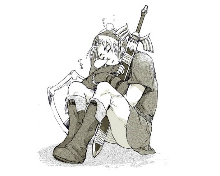 link and navi (the legend of zelda and 1 more) drawn by 16167mono
