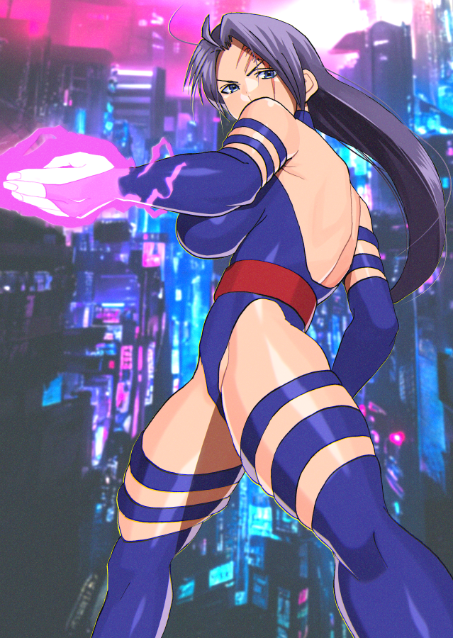 psylocke (marvel and 5 more) drawn by akisu_k