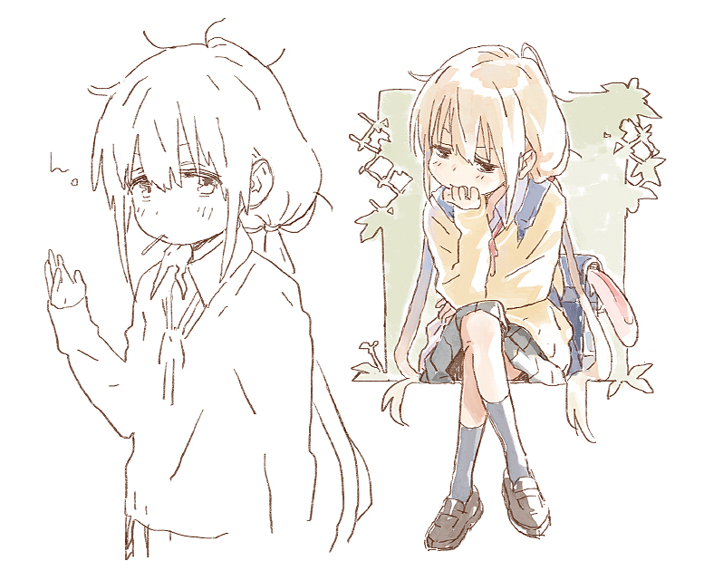 futaba anzu (idolmaster and 1 more) drawn by matsuo_yuusuke