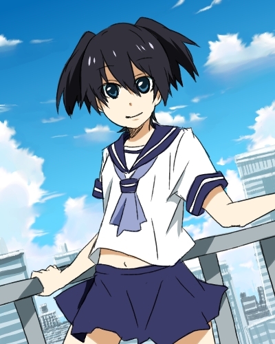 kuroi mato (black rock shooter) drawn by amatsuki_colors