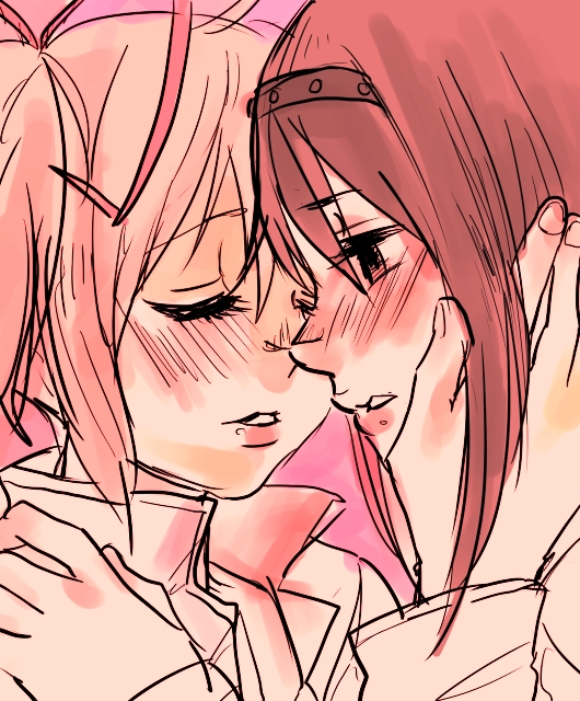 akemi homura and kaname madoka (mahou shoujo madoka magica) drawn by watanabe_ignica