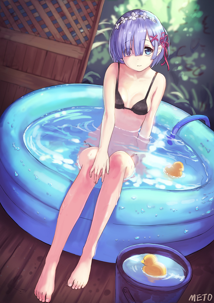 rem (re:zero kara hajimeru isekai seikatsu) drawn by meto31