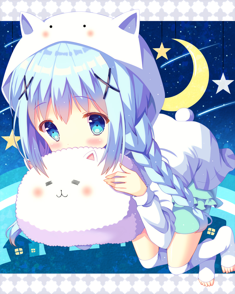 kafuu chino and tippy (gochuumon wa usagi desu ka?) drawn by hazakura_satsuki