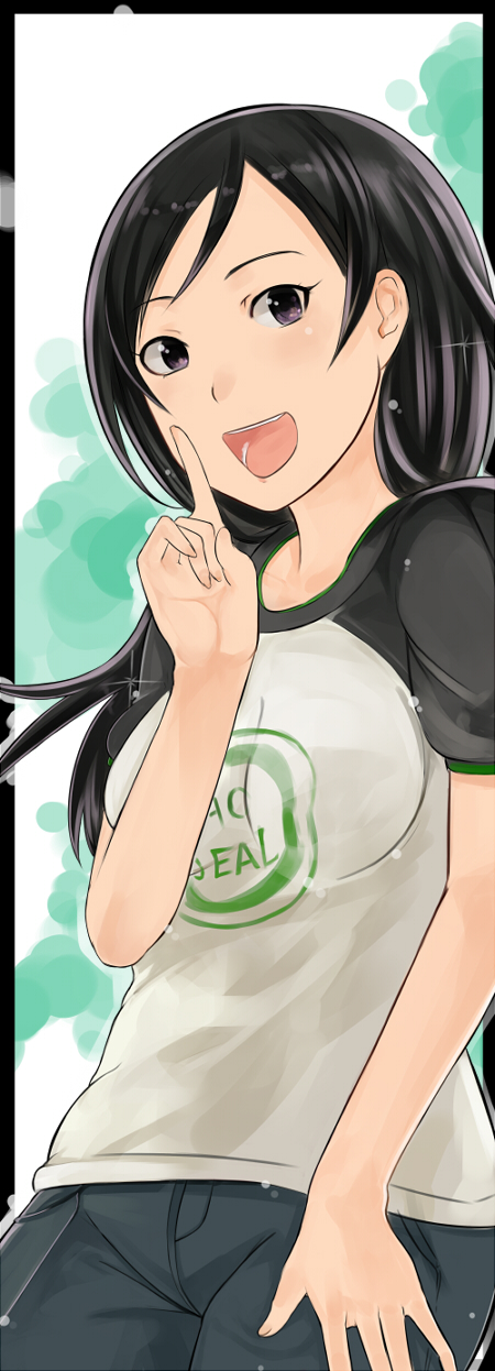 trainer and aoki mei (idolmaster and 1 more) drawn by nerotarou