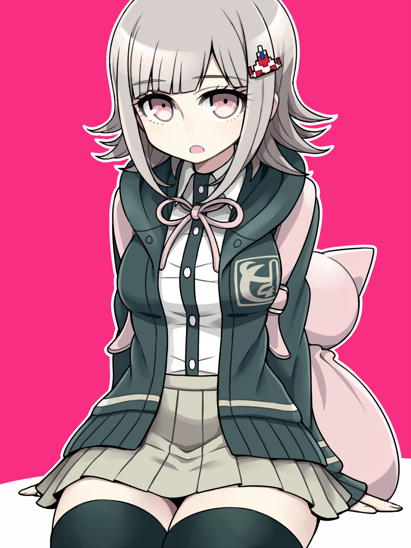 nanami chiaki (danganronpa and 2 more) drawn by chan_co