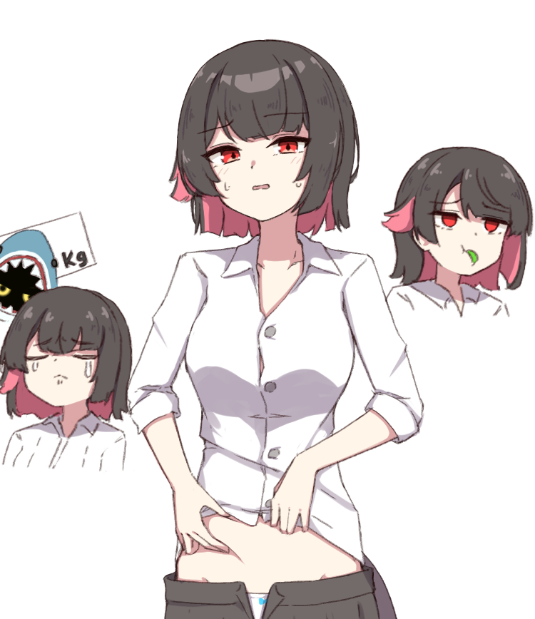 ellen joe and sharkboo (zenless zone zero) drawn by chirun0