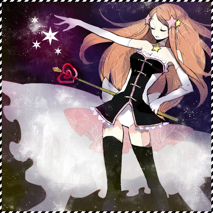 takakura himari and princess of the crystal (mawaru penguindrum) drawn by rusuko