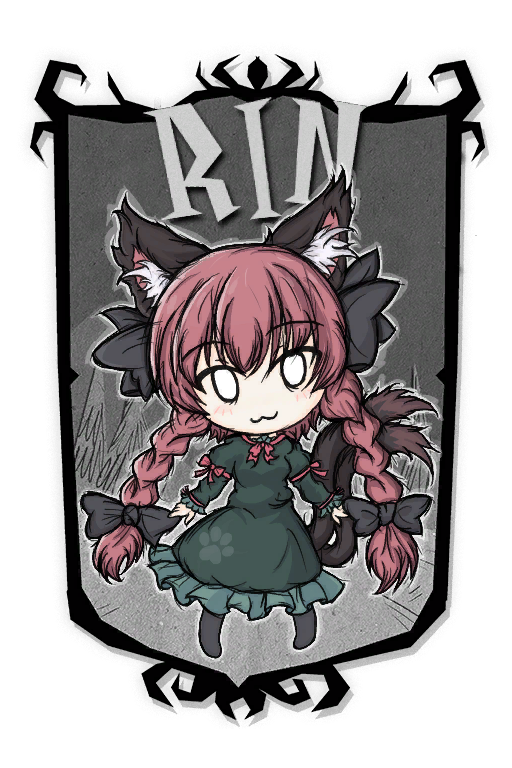 kaenbyou rin (touhou and 1 more) drawn by senshimi