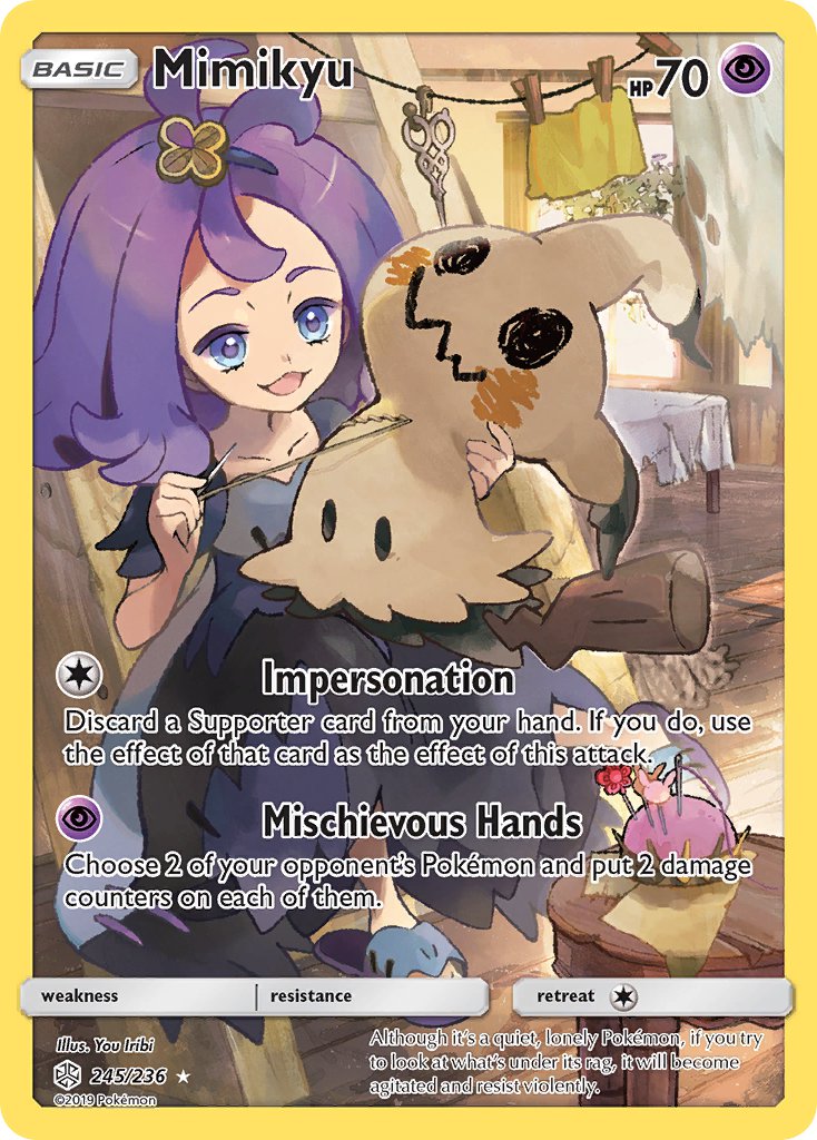 mimikyu and acerola (pokemon and 2 more) drawn by iribi_you