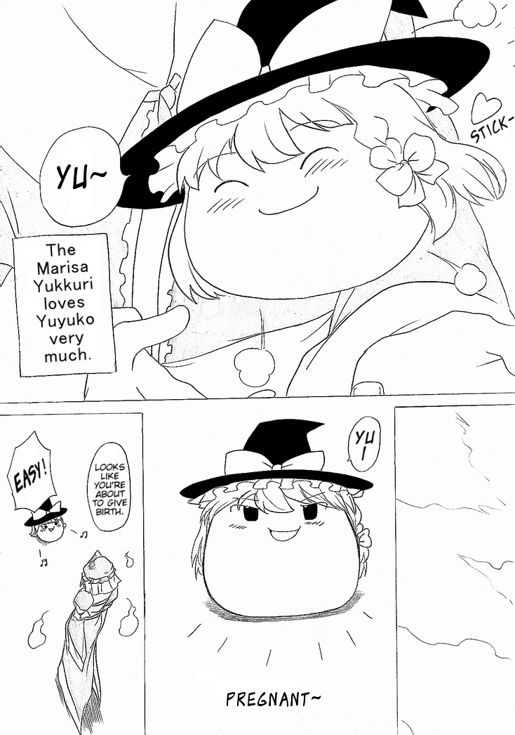 kirisame marisa and saigyouji yuyuko (touhou) drawn by dos_(james30226)