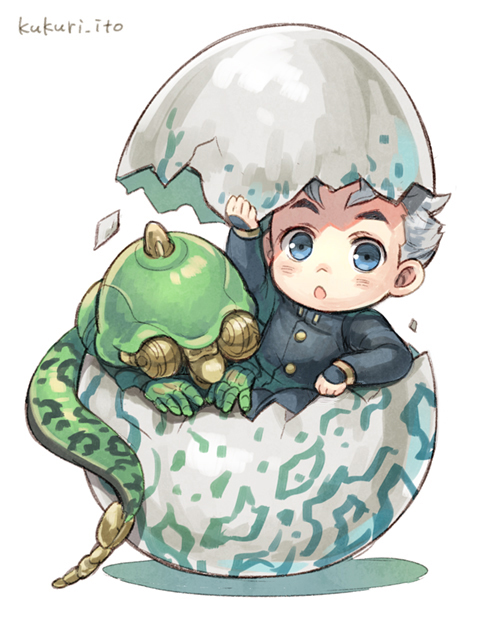 hirose koichi, echoes, and echoes act1 (jojo no kimyou na bouken and 1 more) drawn by dyresbroom