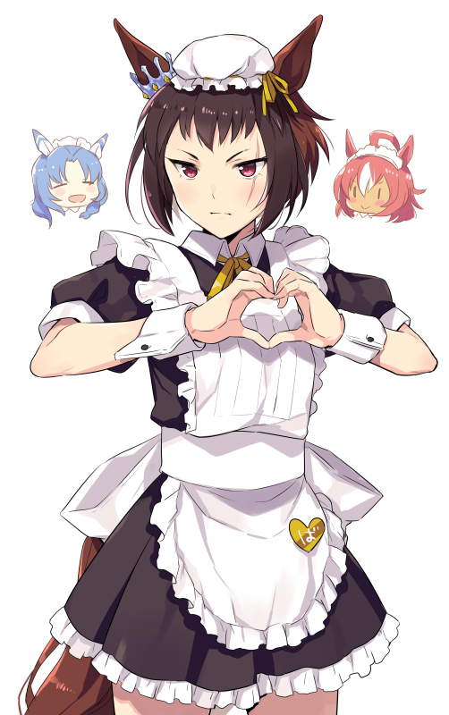 godolphin barb, byerley turk, and darley arabian (umamusume) drawn by odawara_hakone