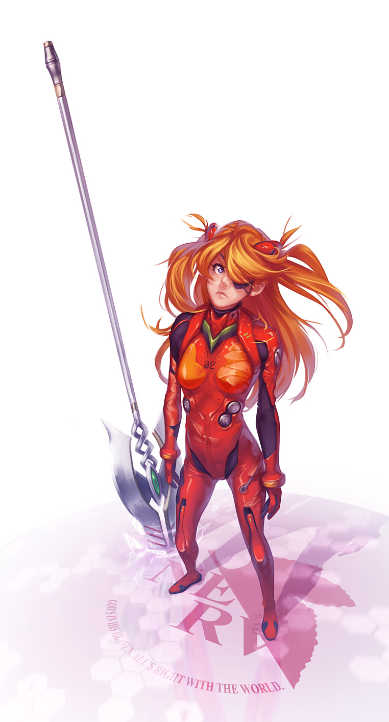 souryuu asuka langley (neon genesis evangelion and 2 more) drawn by studio_qube