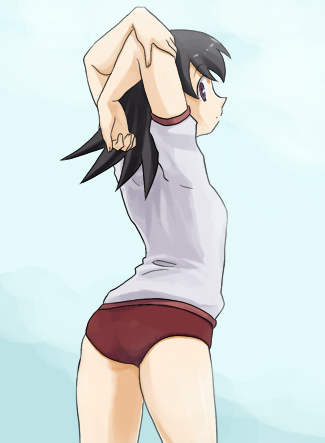 takino tomo (azumanga daioh) drawn by shiwashiwa_no_kinchakubukuru