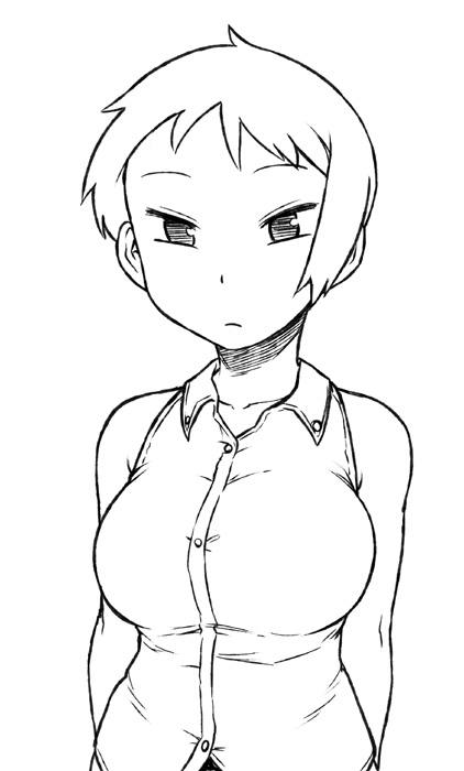 tsurime-chan (original) drawn by tsukudani_(coke-buta)
