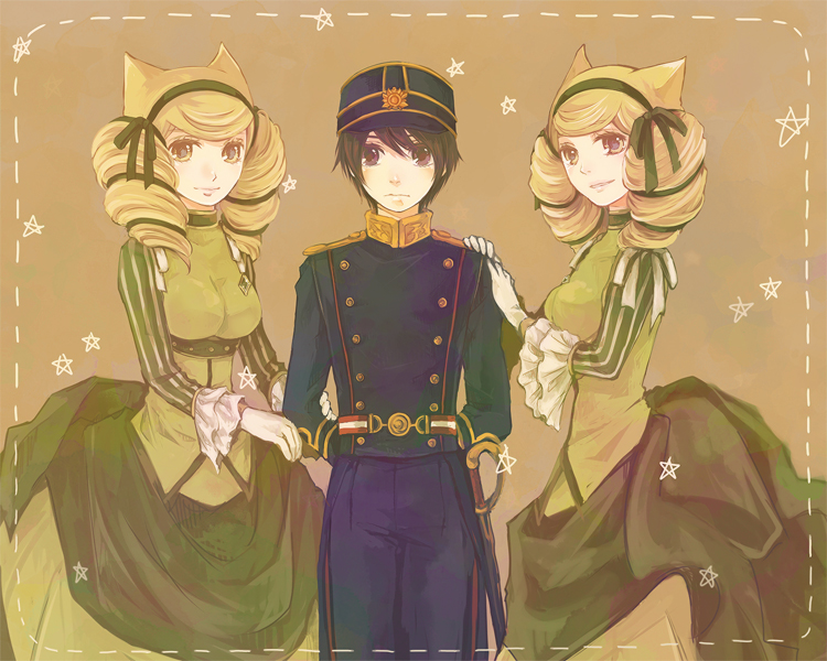 bonbori, hoozuki, and hanakiri ganryuu (otome youkai zakuro) drawn by xylit01