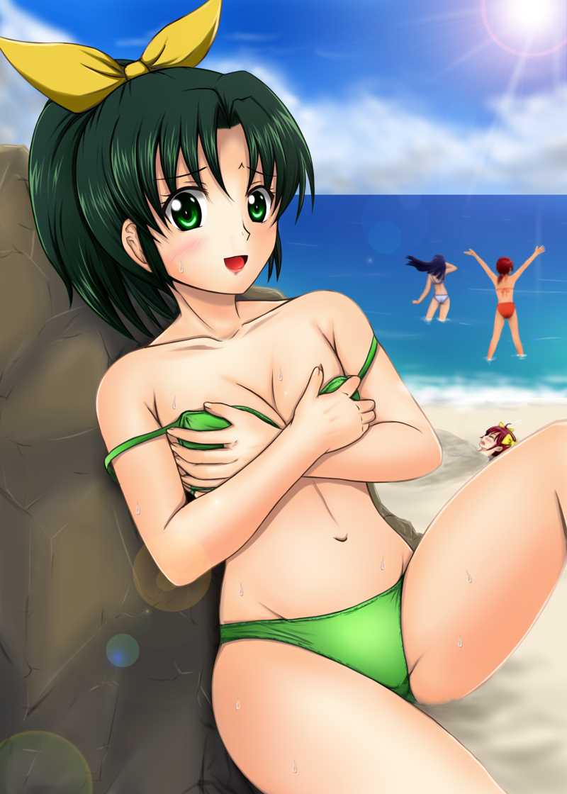 midorikawa nao, aoki reika, hino akane, and hoshizora miyuki (precure and 1 more) drawn by fuuma_nagi