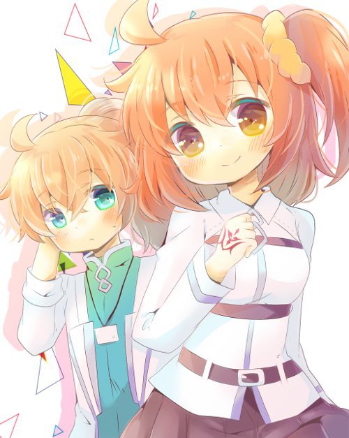 fujimaru ritsuka and romani archaman (fate and 1 more) drawn by kou_hiyoyo