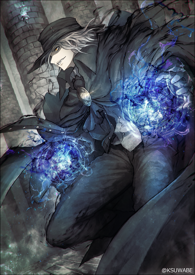 edmond dantes (fate and 2 more) drawn by k-suwabe