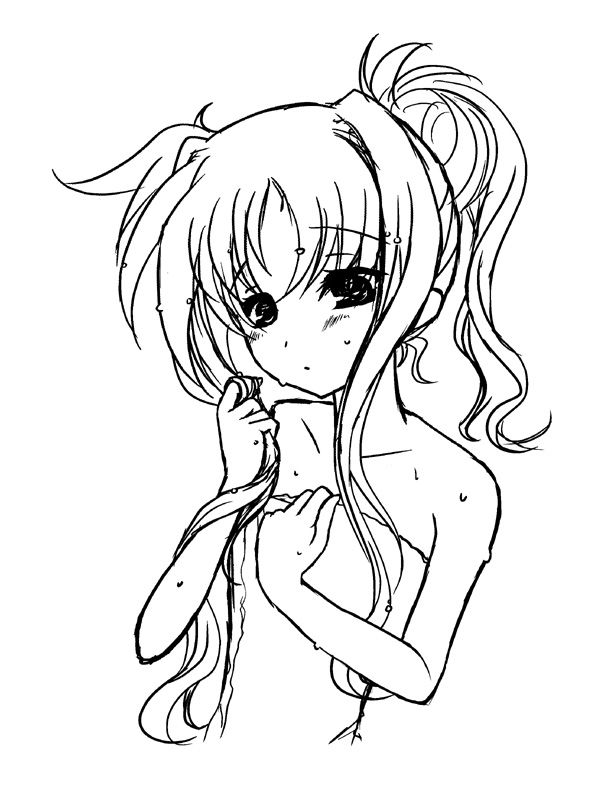 fate testarossa (lyrical nanoha and 1 more) drawn by frapowa