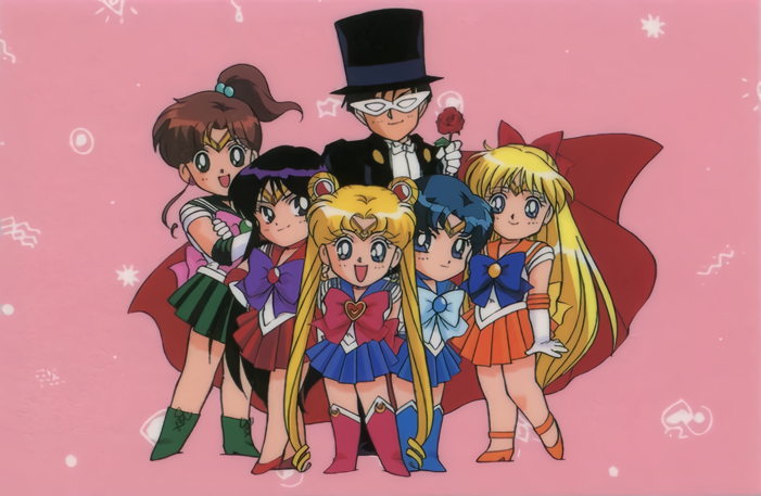 tsukino usagi, sailor moon, mizuno ami, aino minako, hino rei, and 7 more (bishoujo senshi sailor moon and 1 more) drawn by itou_ikuko