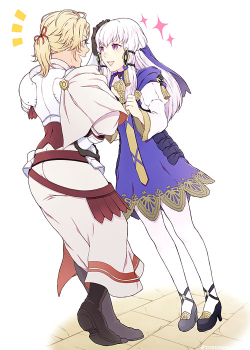 lysithea von ordelia and catherine (fire emblem and 1 more) drawn by totototope
