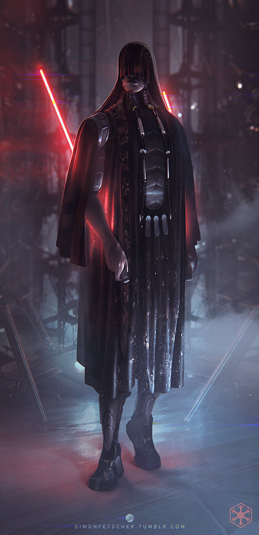 star wars drawn by simon_fetscher