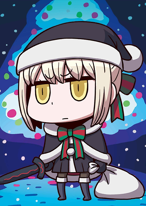 artoria pendragon, saber alter, and santa alter (fate and 1 more) drawn by riyo_(lyomsnpmp)