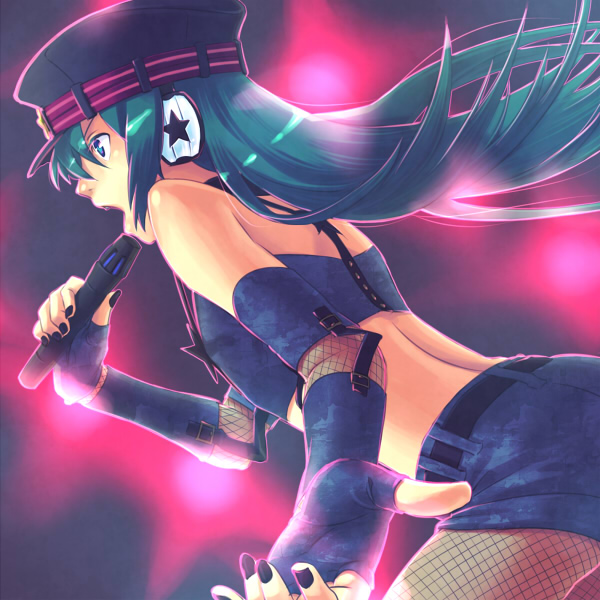 hatsune miku (vocaloid and 1 more) drawn by suguru_(godai_fifth)