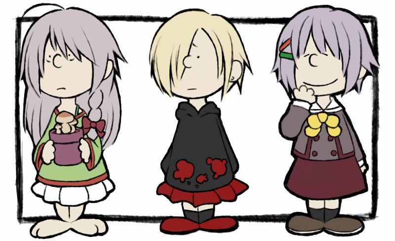 shirasaka koume, koshimizu sachiko, and hoshi syoko (idolmaster and 1 more) drawn by ayame_hashinimasen