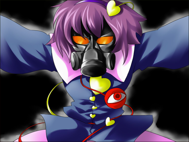 komeiji satori and psycho mantis (touhou and 2 more) drawn by amaki_someichi