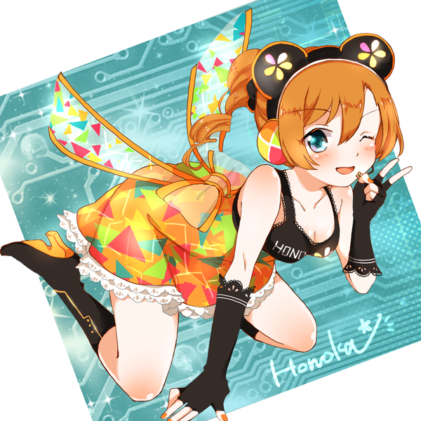 kosaka honoka (love live! and 2 more) drawn by purin_(purin0)