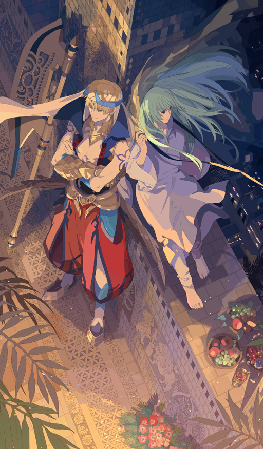 enkidu and gilgamesh (fate and 1 more) drawn by okazaki_oka