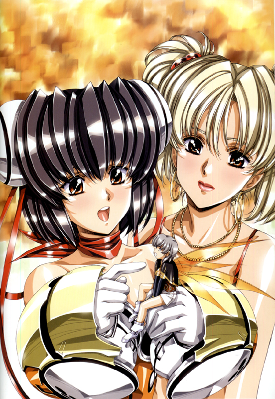 eliza mayfield, regina, and d-tp (growlanser and 1 more) drawn by urushihara_satoshi
