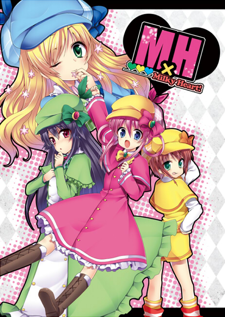 sherlock shellingford, hercule barton, cordelia glauca, and yuzurizaki nero (tantei opera milky holmes) drawn by masayu