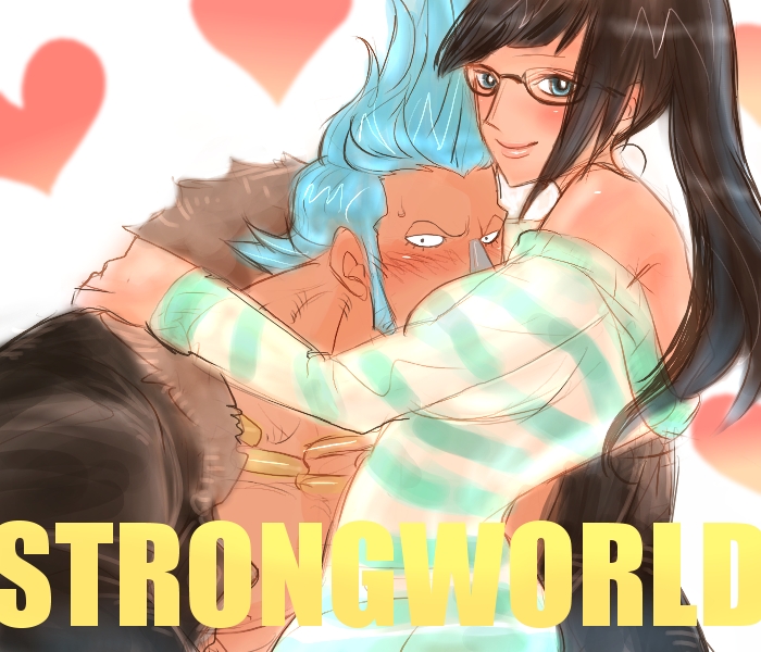 nico robin and franky (one piece and 1 more) drawn by iderei