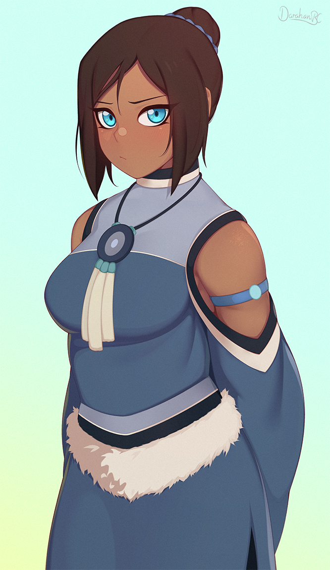 korra (avatar legends and 1 more) drawn by darahan