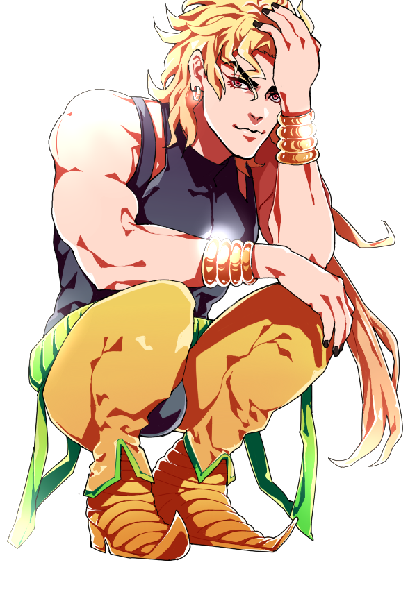 dio brando (jojo no kimyou na bouken and 1 more) drawn by 359-1059