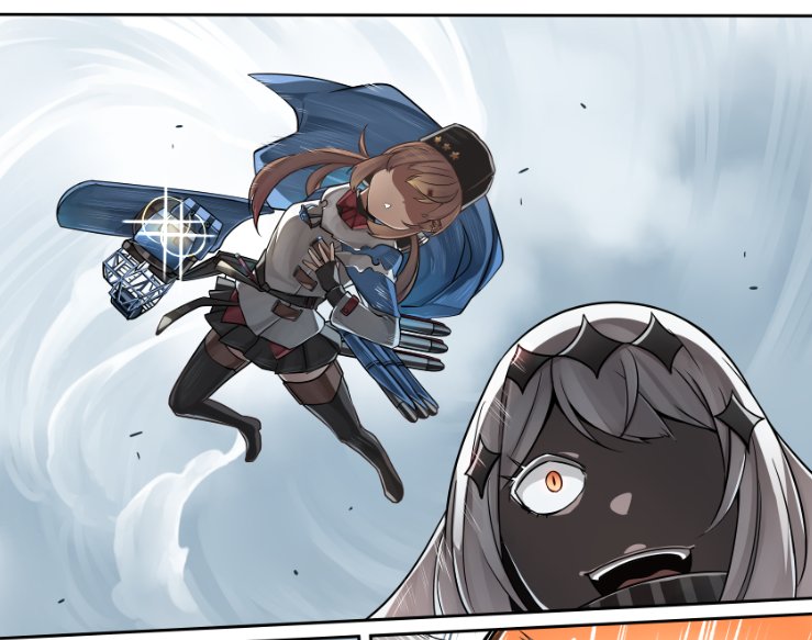 tashkent and aircraft carrier water oni (kantai collection) drawn by ido_(teketeke)
