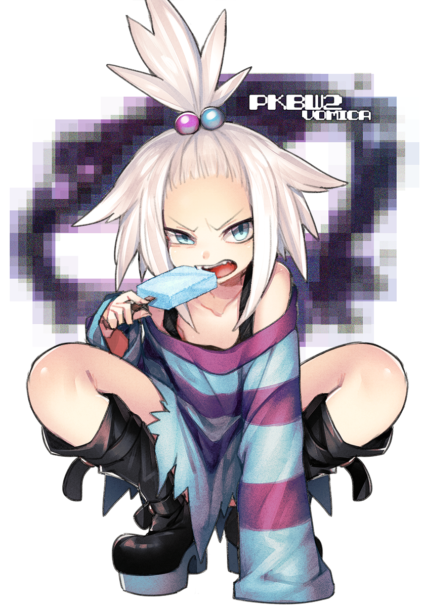 roxie (pokemon and 1 more) drawn by kaida_michi