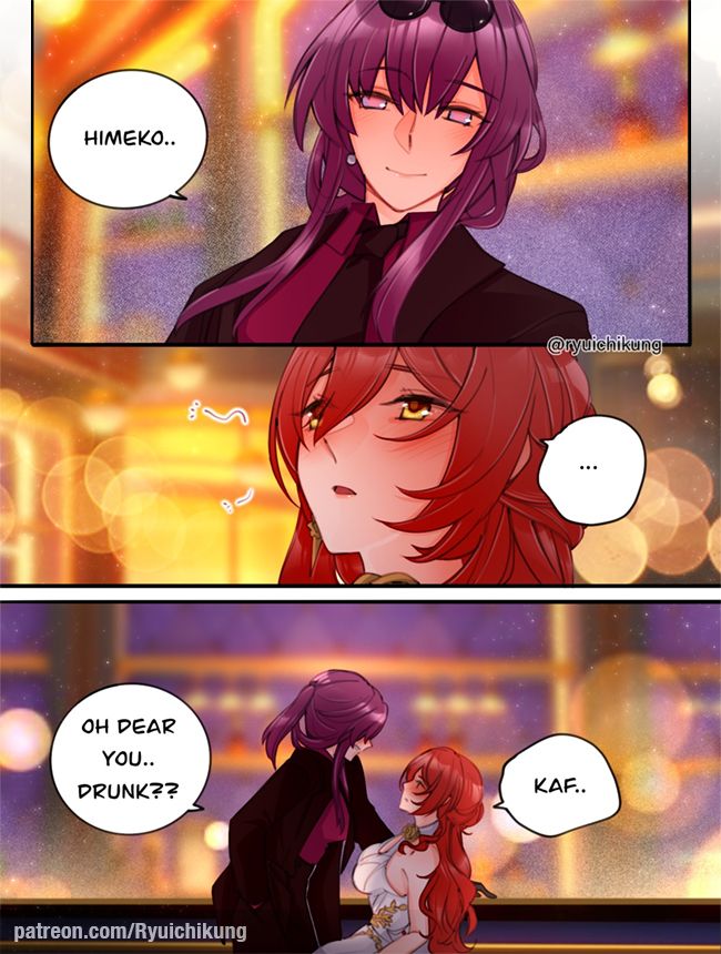 kafka and himeko (honkai and 1 more) drawn by ryuichi_kung