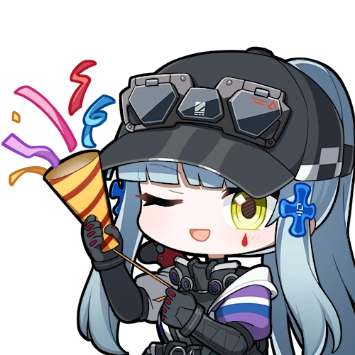 hk416 and klukai (girls' frontline and 1 more)